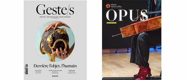 Fondation Rémy Cointreau opus talents et violon'celles magazine geste/s press news roundup