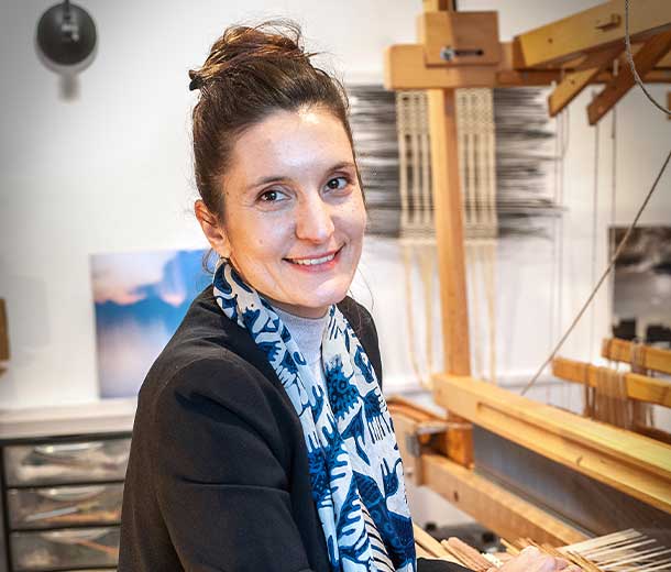 Stéphanie Lacoste Fondation Rémy Cointreau savoir-faire tisserande tissage artisanat artisanat français